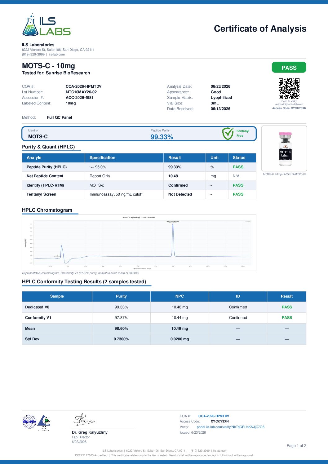MOT-C 10mg